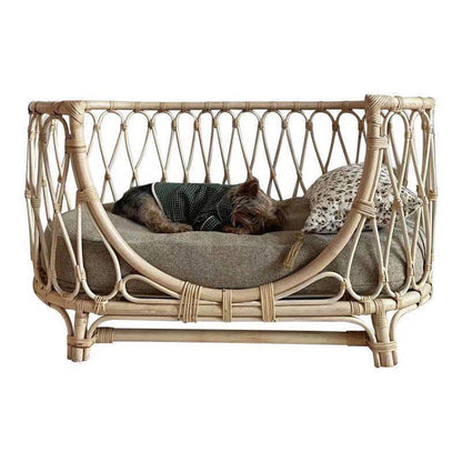 Chic Rattan Pet Oasis